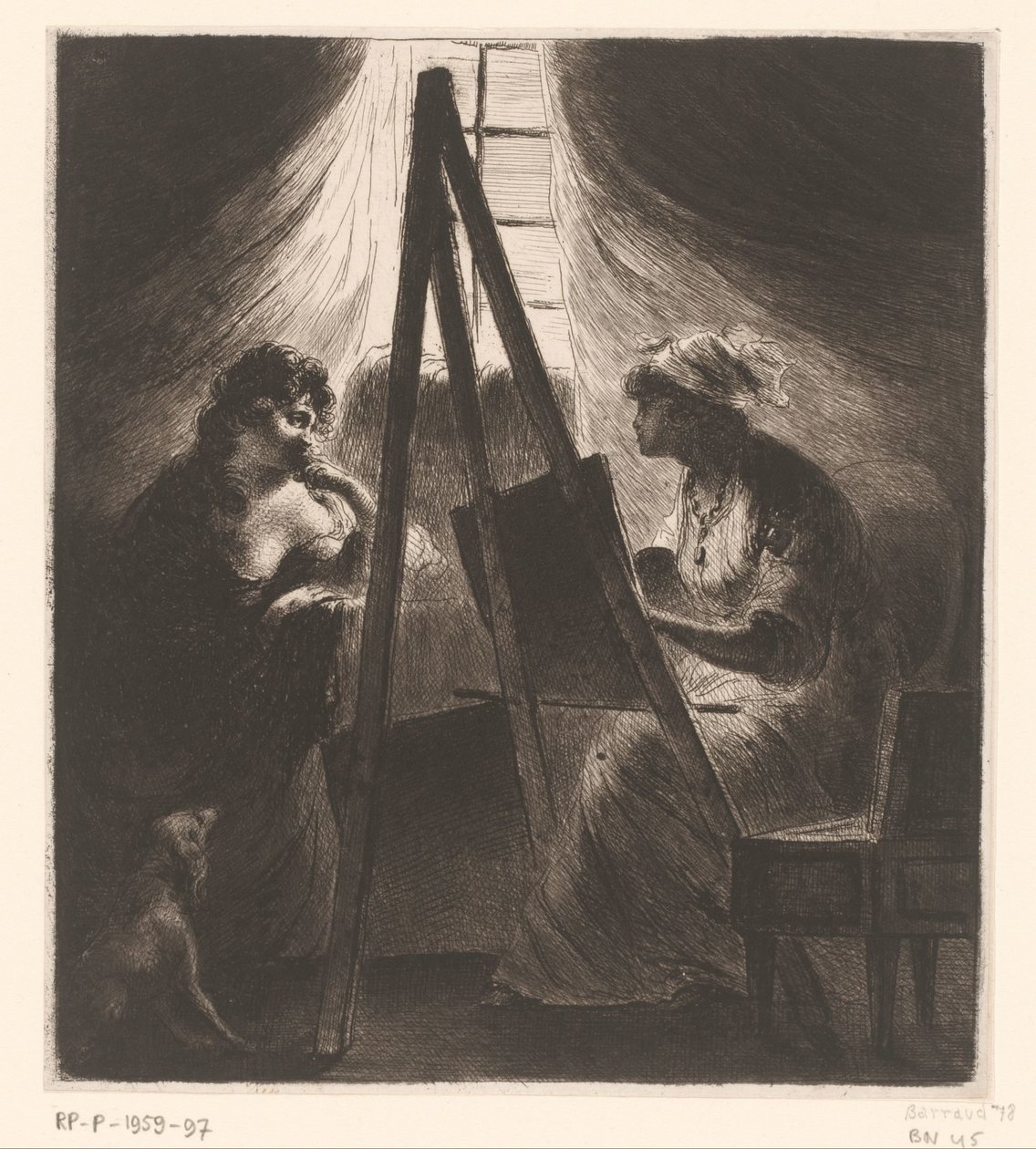 Elisabeth Vigée-Le Brun w roli kobiety autorstwa Dominique Vivant Denon (baron)