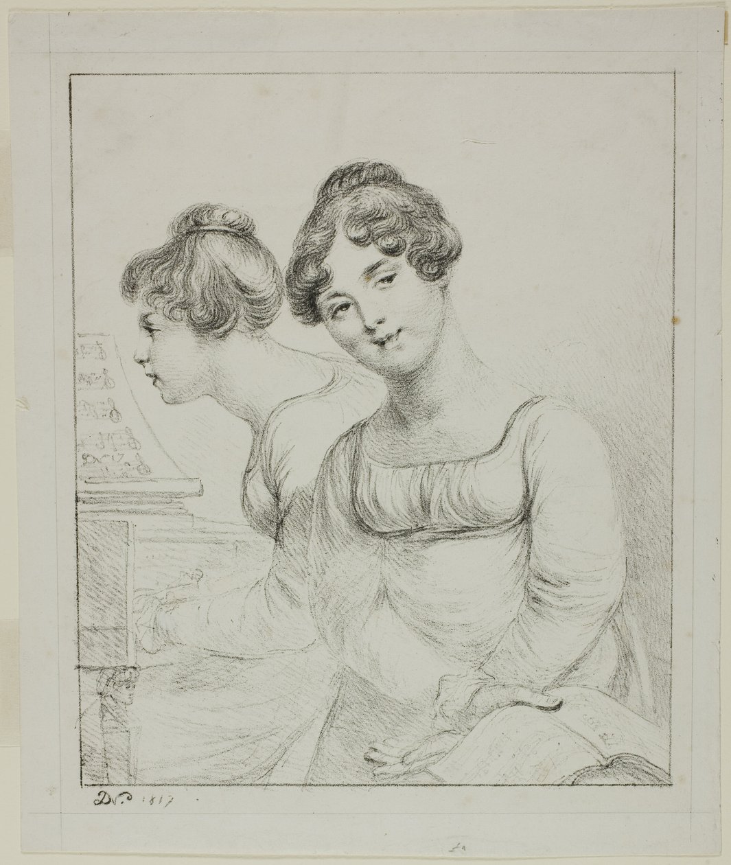 Madame Lavallée i Madame de Valory autorstwa Dominique Vivant Denon