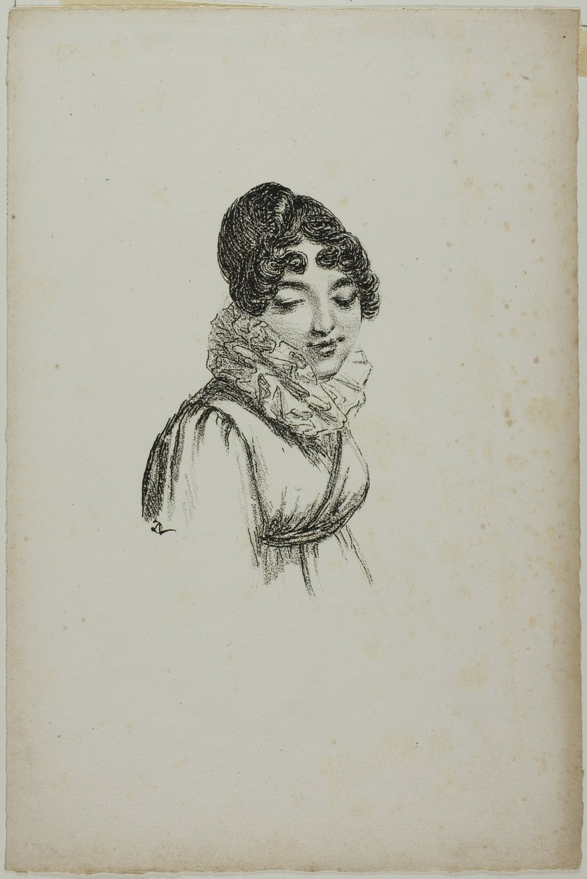 Portret młodej kobiety autorstwa Dominique Vivant Denon