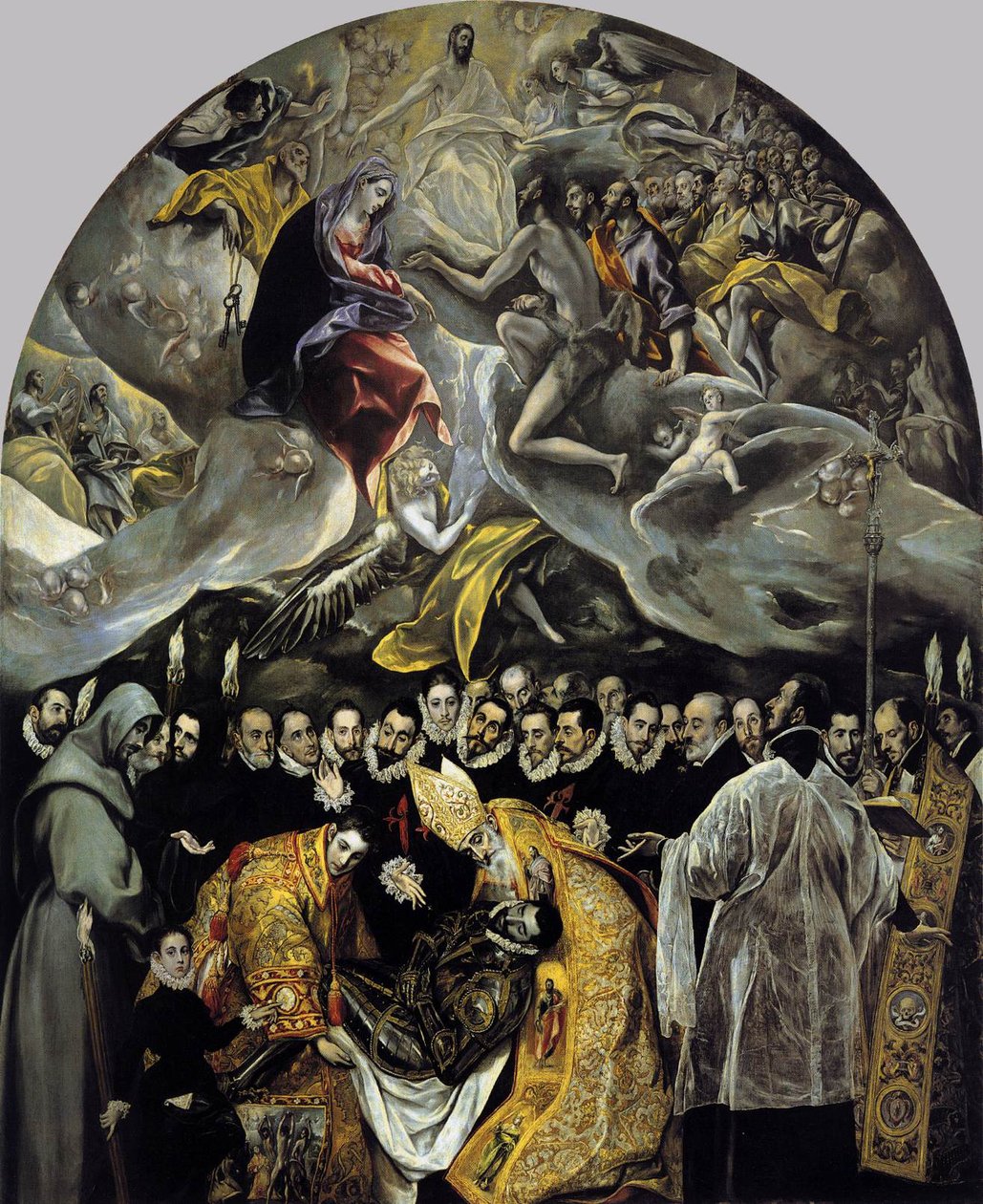 Pogrzeb hrabiego Orgaz autorstwa El Greco