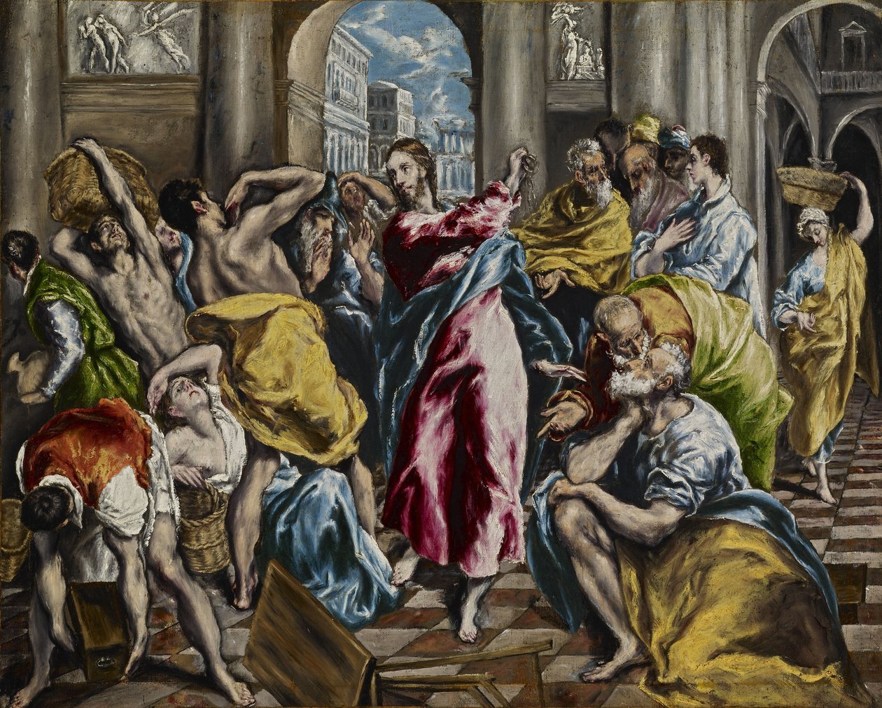 Oczyszczenie świątyni autorstwa El Greco