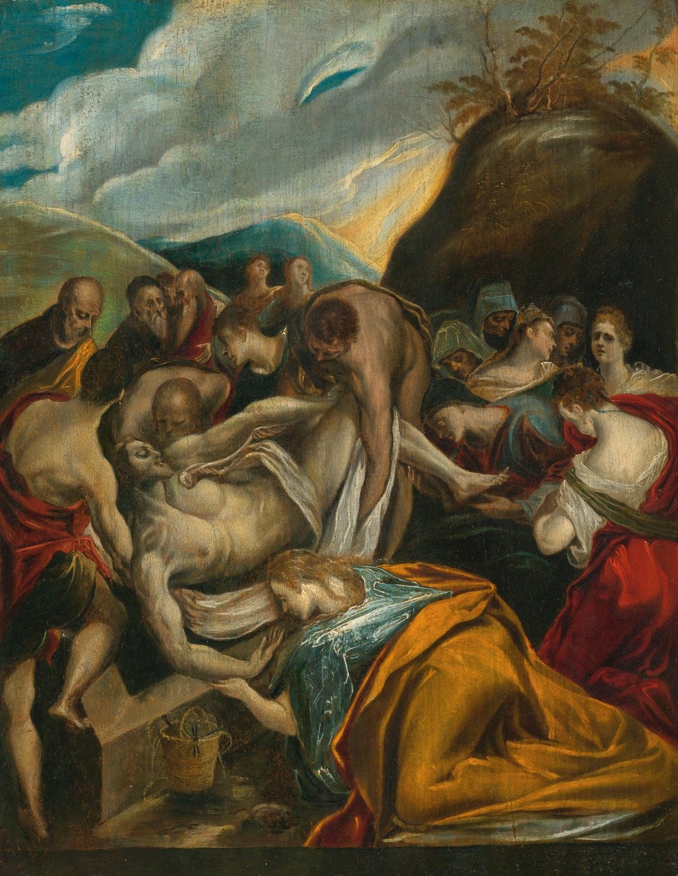 Złożenie do grobu Chrystusa autorstwa El Greco