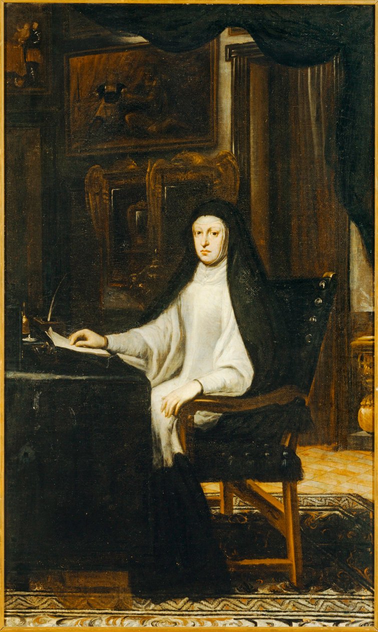 Królowa Maria Anna Austriacka, córka cesarza Ferdynanda III ... autorstwa Don Juan Carreno de Miranda