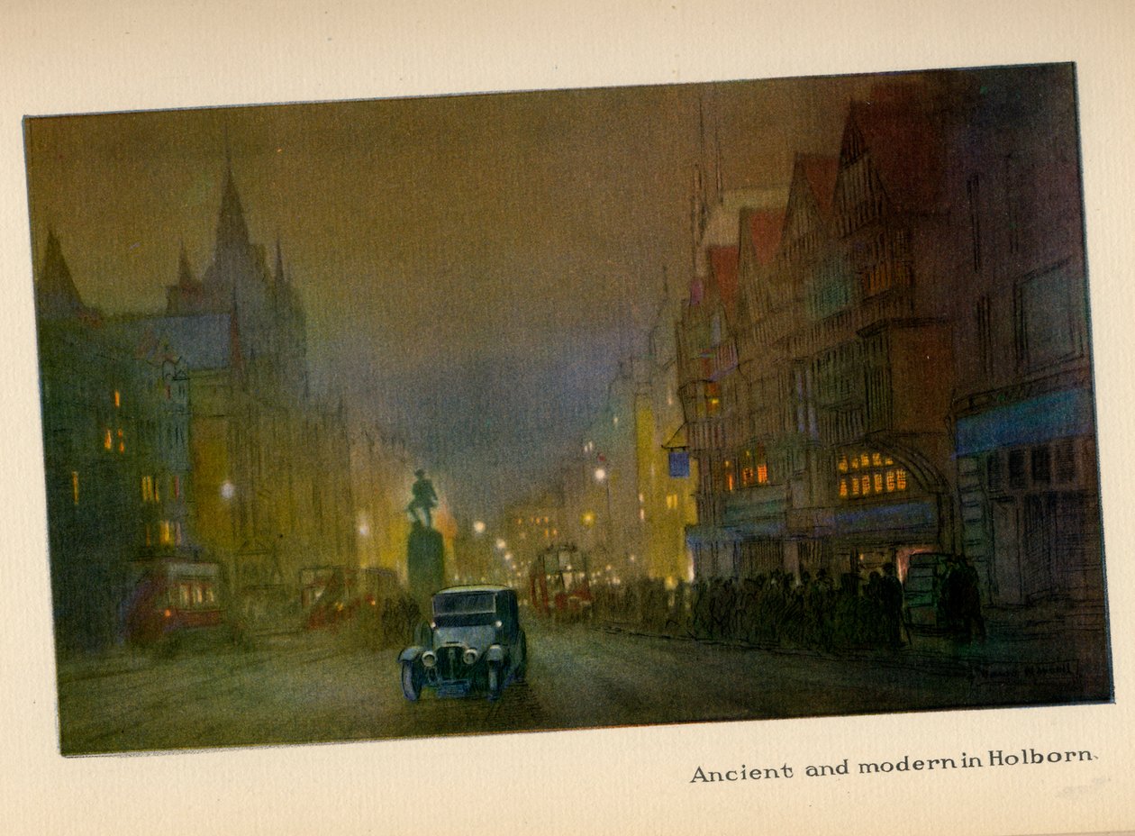 Starożytne i nowoczesne w Holborn, z „The New Lights of