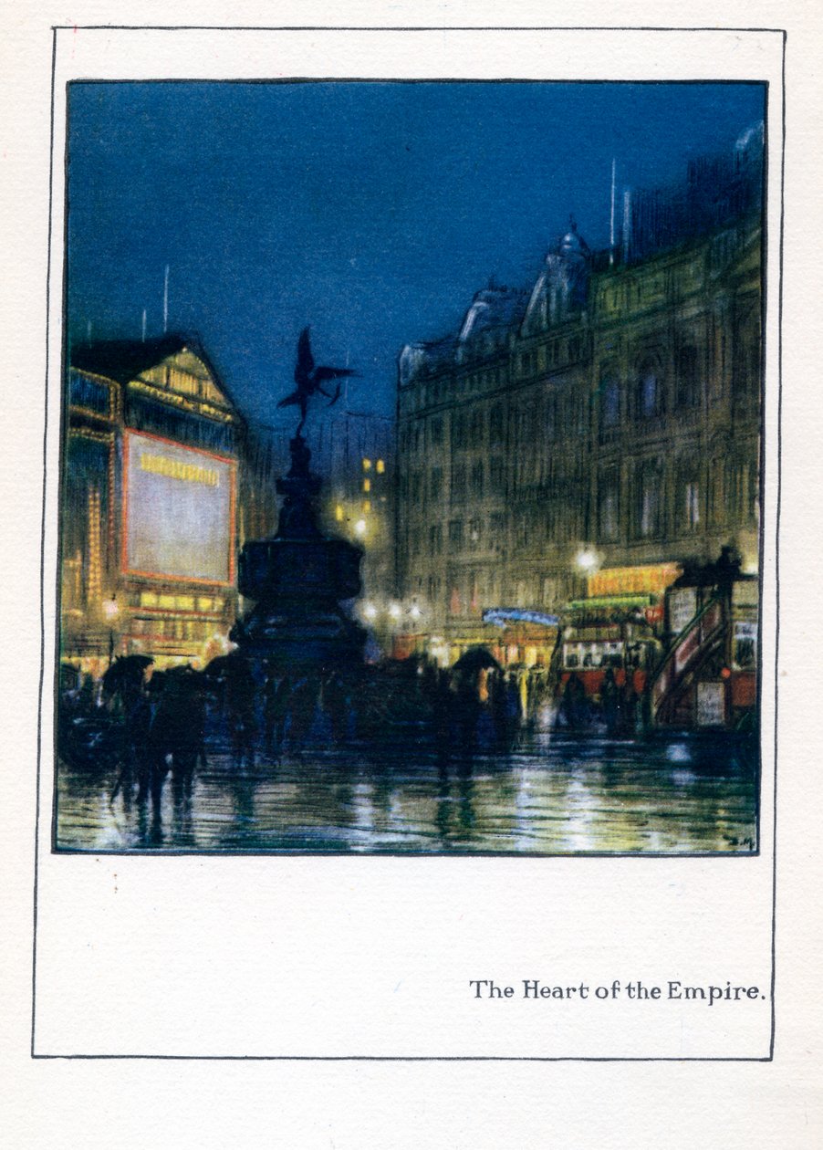The Heart of the Empire, z „Nowych świateł Londynu”, wydana w 1926 r. autorstwa Donald Maxwell