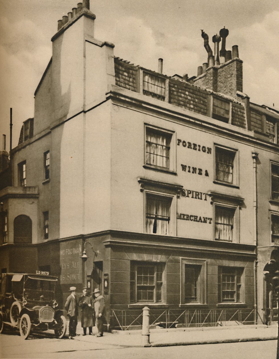 Biegnący Piechur, Obraz Starego Mayfair, c1935. autorstwa Donald McLeish