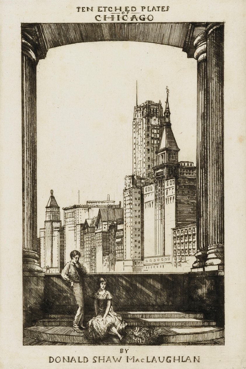 Chicago, frontispis autorstwa Donald Shaw MacLaughlan