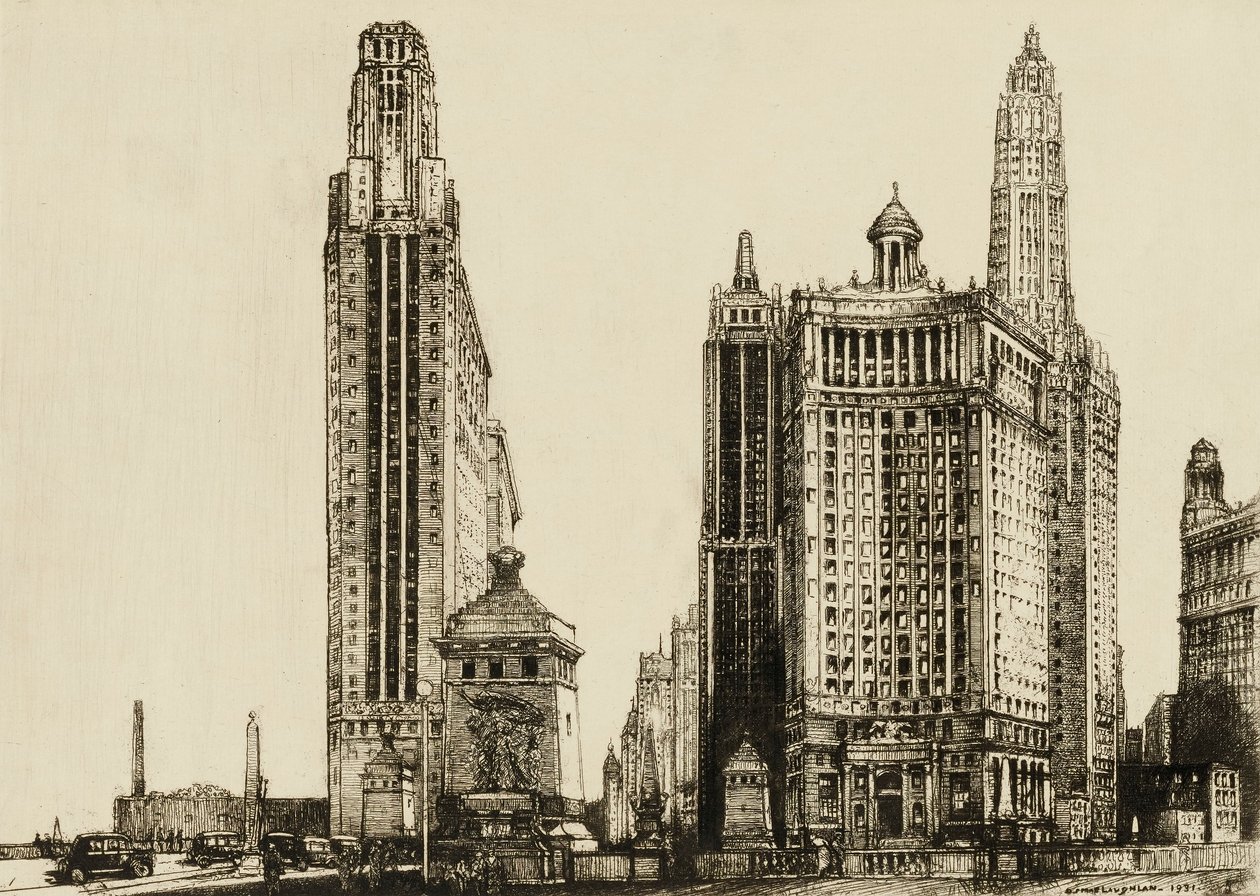 Chicago, brama autorstwa Donald Shaw MacLaughlan