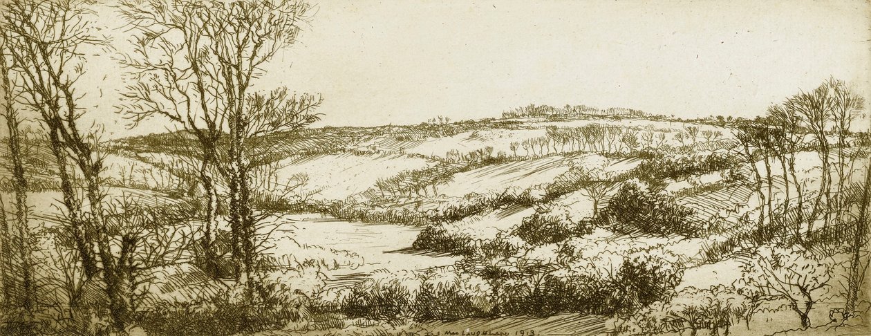 Cornish Landscape no. 1 autorstwa Donald Shaw MacLaughlan