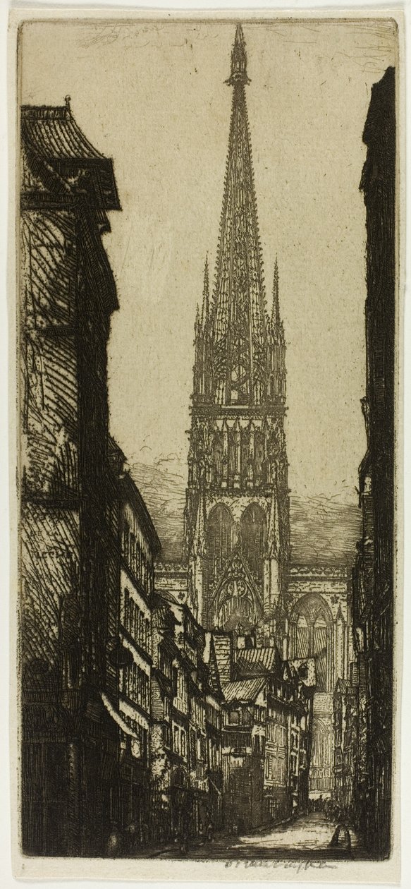 La Fleche, Rouen autorstwa Donald Shaw MacLaughlan