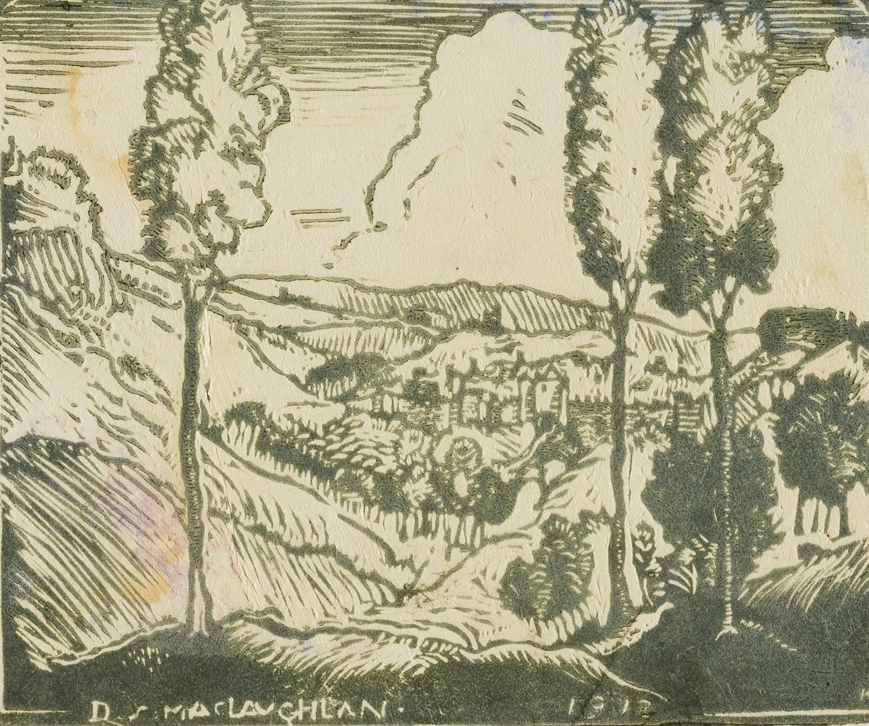 Krajobraz autorstwa Donald Shaw MacLaughlan