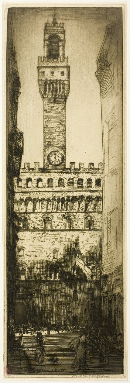 Palazzo Vecchio, Florencja autorstwa Donald Shaw MacLaughlan