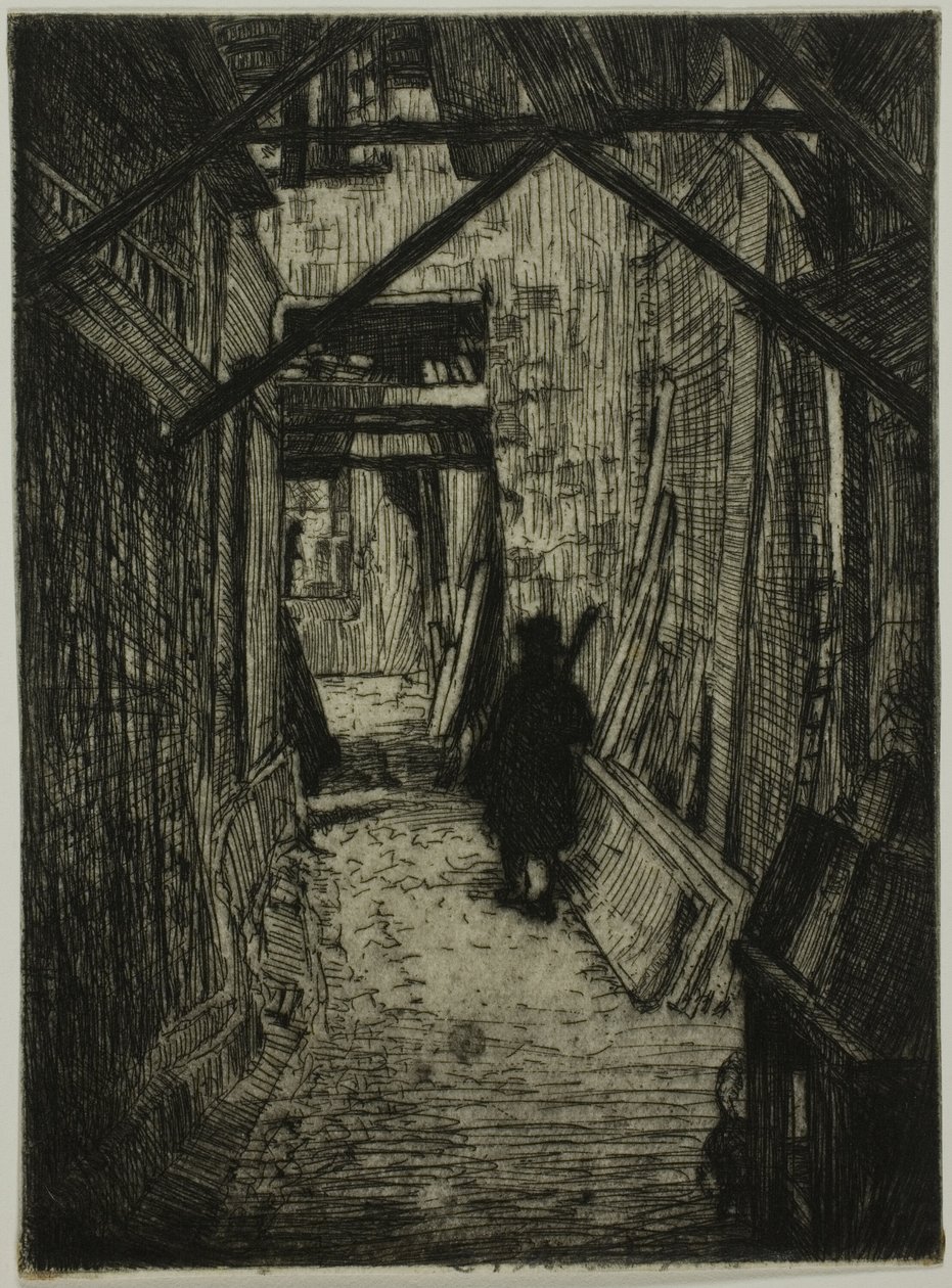 Przejście, Rouen autorstwa Donald Shaw MacLaughlan