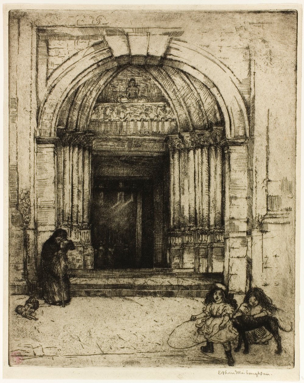 Portal St. Germain-des-Pres autorstwa Donald Shaw MacLaughlan