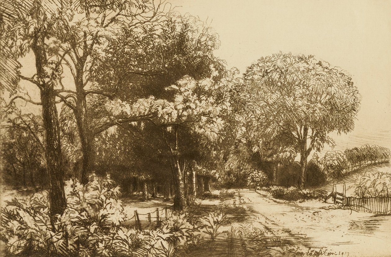 Roadway, Tennessee autorstwa Donald Shaw MacLaughlan