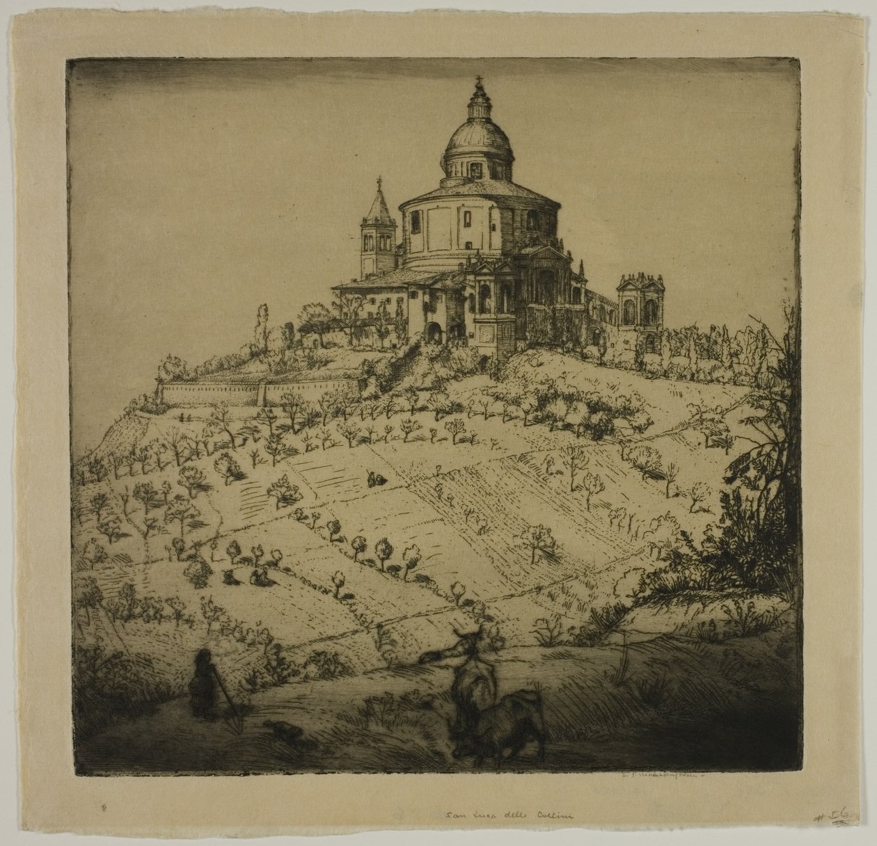 San Lucca dei Colli autorstwa Donald Shaw MacLaughlan