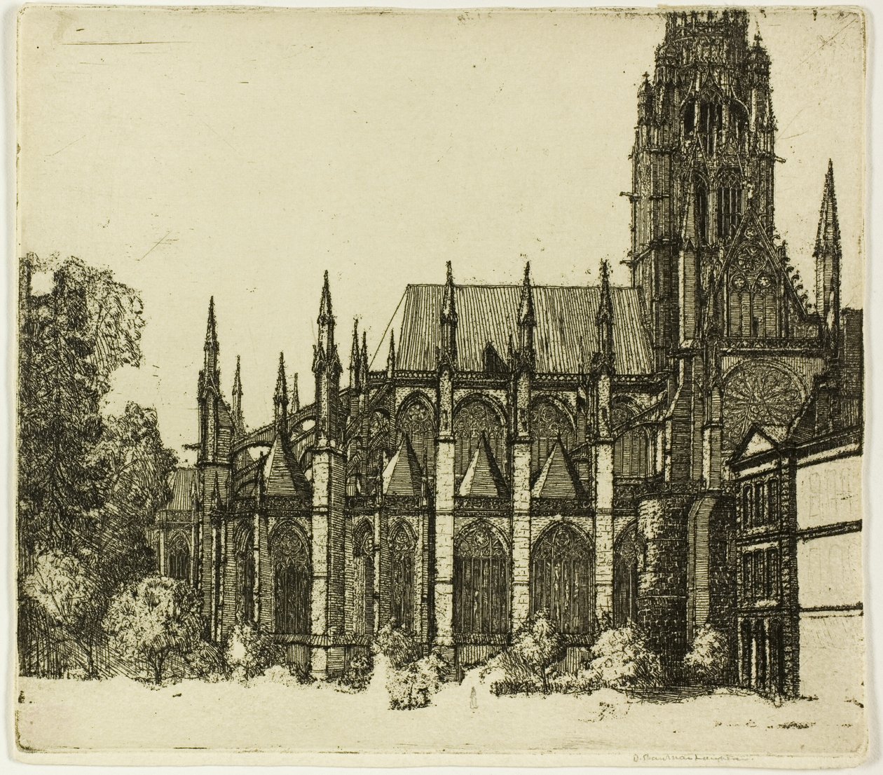 św. Ouen, Rouen autorstwa Donald Shaw MacLaughlan