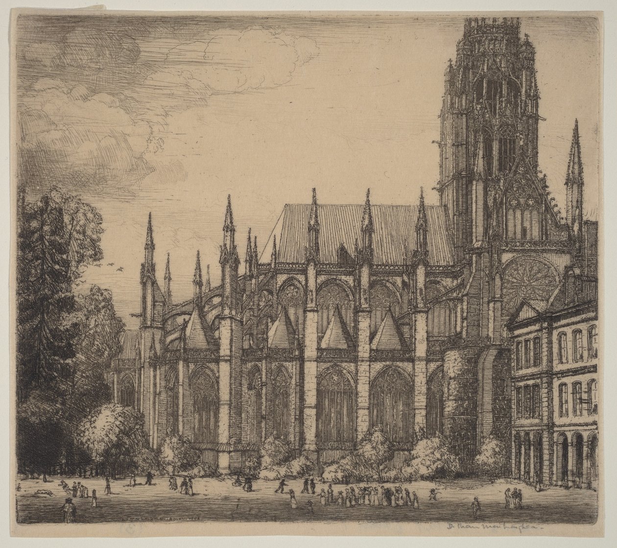 Saint-Ouen, Rouen autorstwa Donald Shaw MacLaughlan