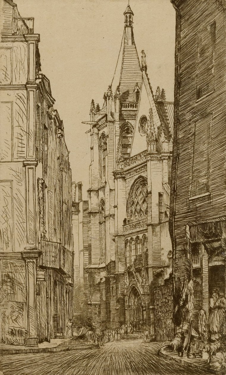 St. Severin, Paryż autorstwa Donald Shaw MacLaughlan