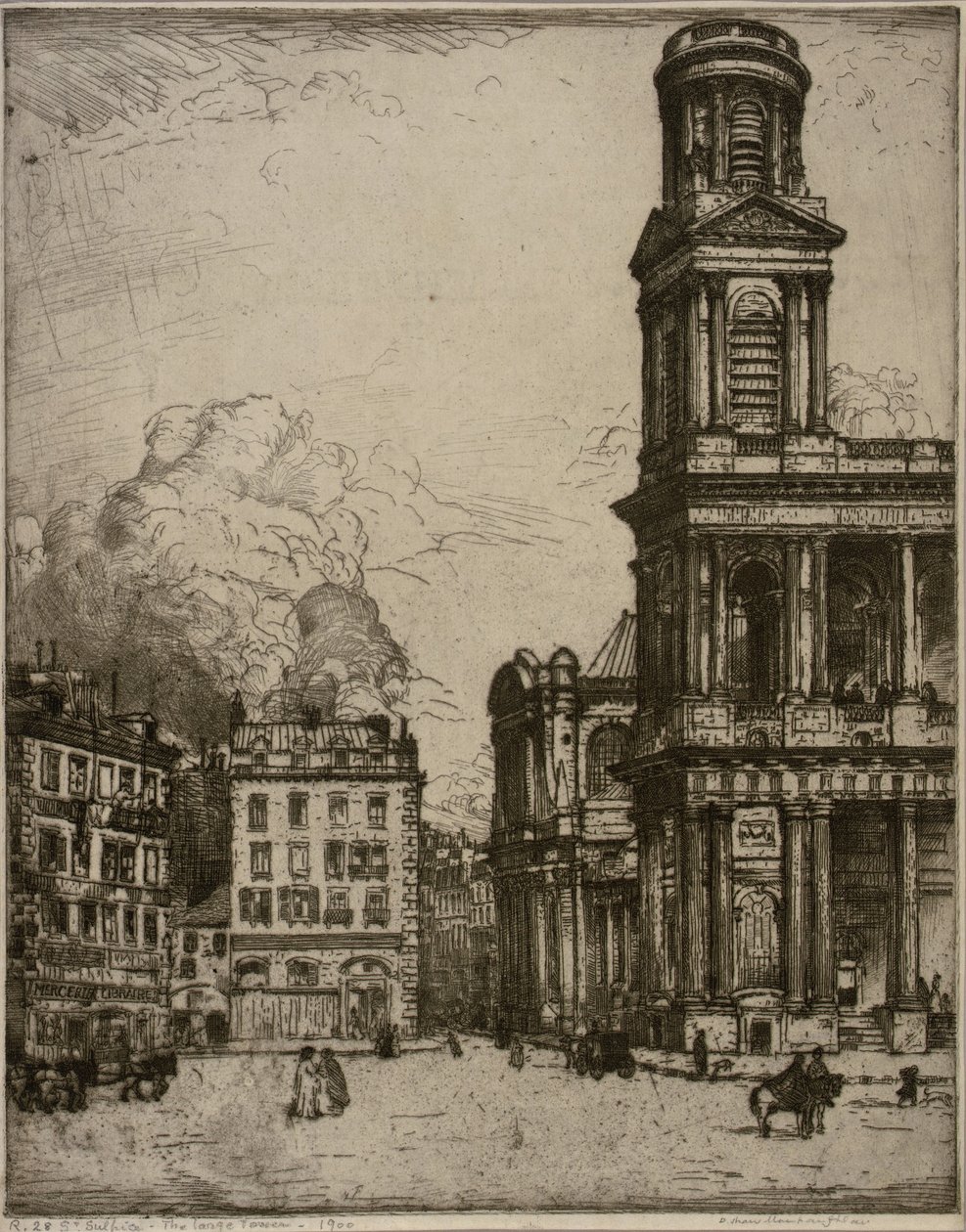 St. Sulpice Paris, La Grande Tour autorstwa Donald Shaw MacLaughlan