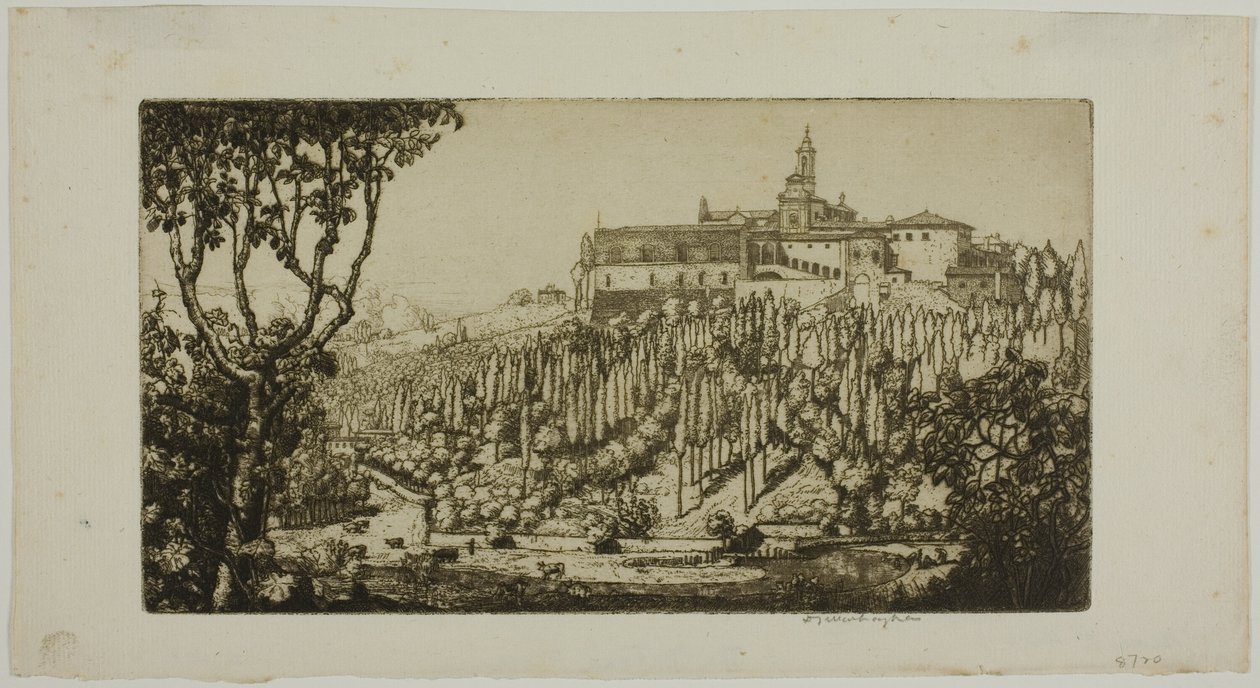 Certosa, Florencja autorstwa Donald Shaw MacLaughlan