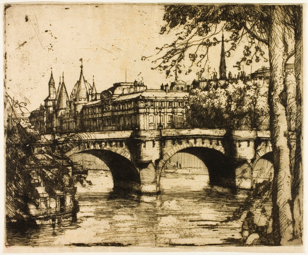 Conciergerie, Paryż autorstwa Donald Shaw MacLaughlan