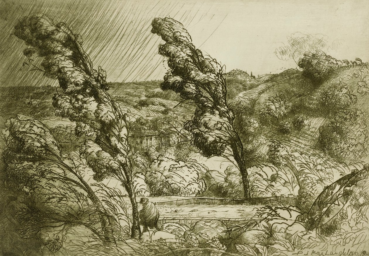 Burza autorstwa Donald Shaw MacLaughlan