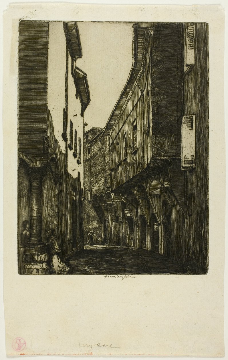 Via San Vitale, Bolonia autorstwa Donald Shaw MacLaughlan
