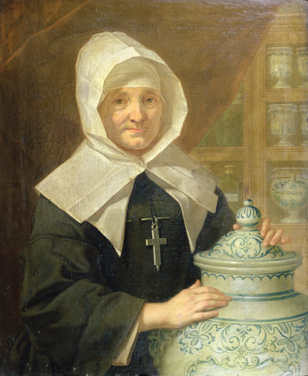Siostra Claudine Pila (zm.1802) autorstwa Donat Nonotte