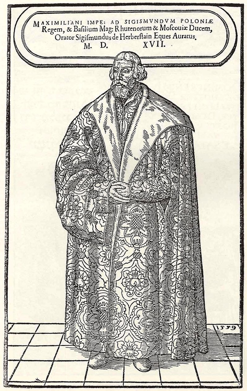 Portret barona Zygmunta von Herbersteina, ambasadora w Polsce i Rosji, 1559 autorstwa Donat Hübschmann