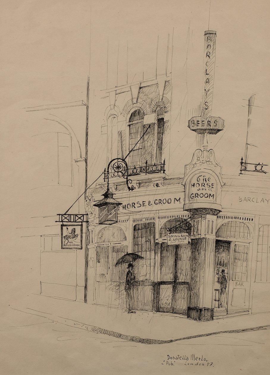 Pub, Londyn autorstwa Donatella Merlo