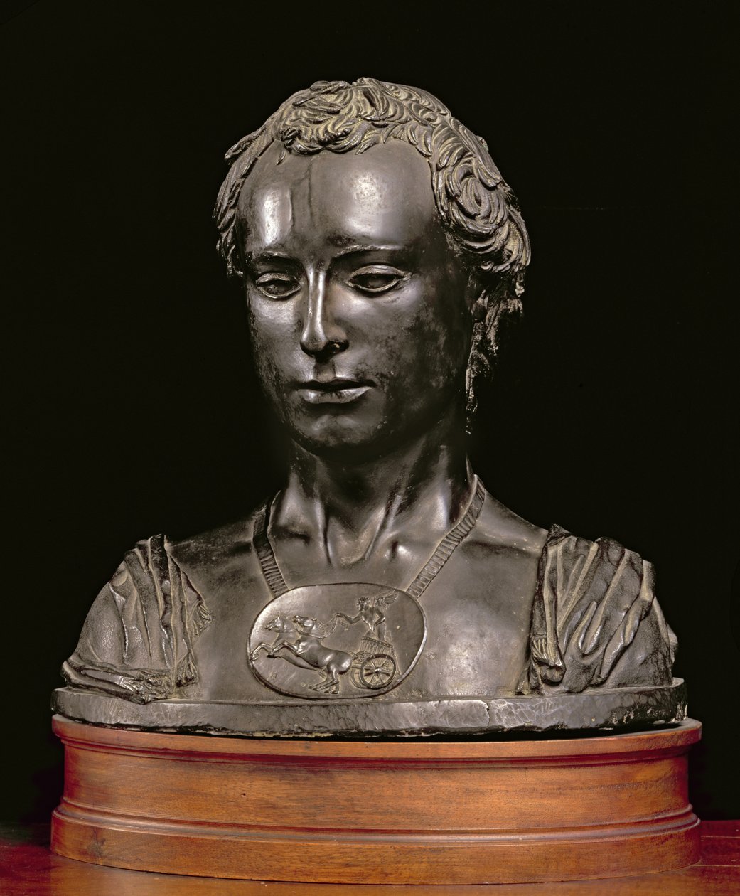 Popiersie dżentelmena (brąz) autorstwa Donatello