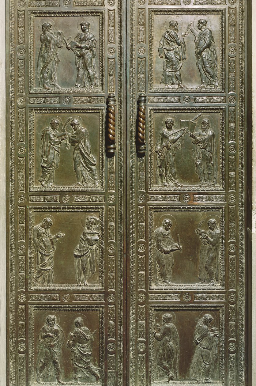 Drzwi przedstawiające męczenników, 1440-43 (brąz) (szczegół) autorstwa Donatello