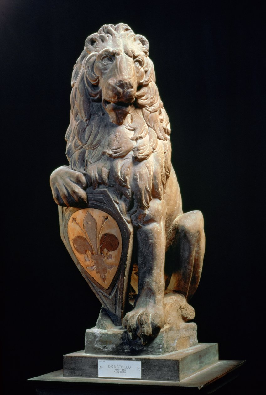 Lew heraldyczny, 1420 (marmur) autorstwa Donatello