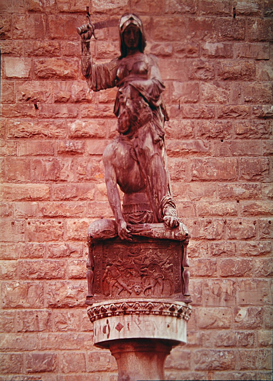 Judyta i Holofernes, 1460 (brąz) autorstwa Donatello