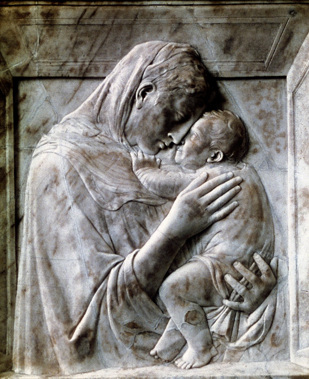Piazzi Madonna Dziewica z Dzieciątkiem, 1420-1430s autorstwa Donatello
