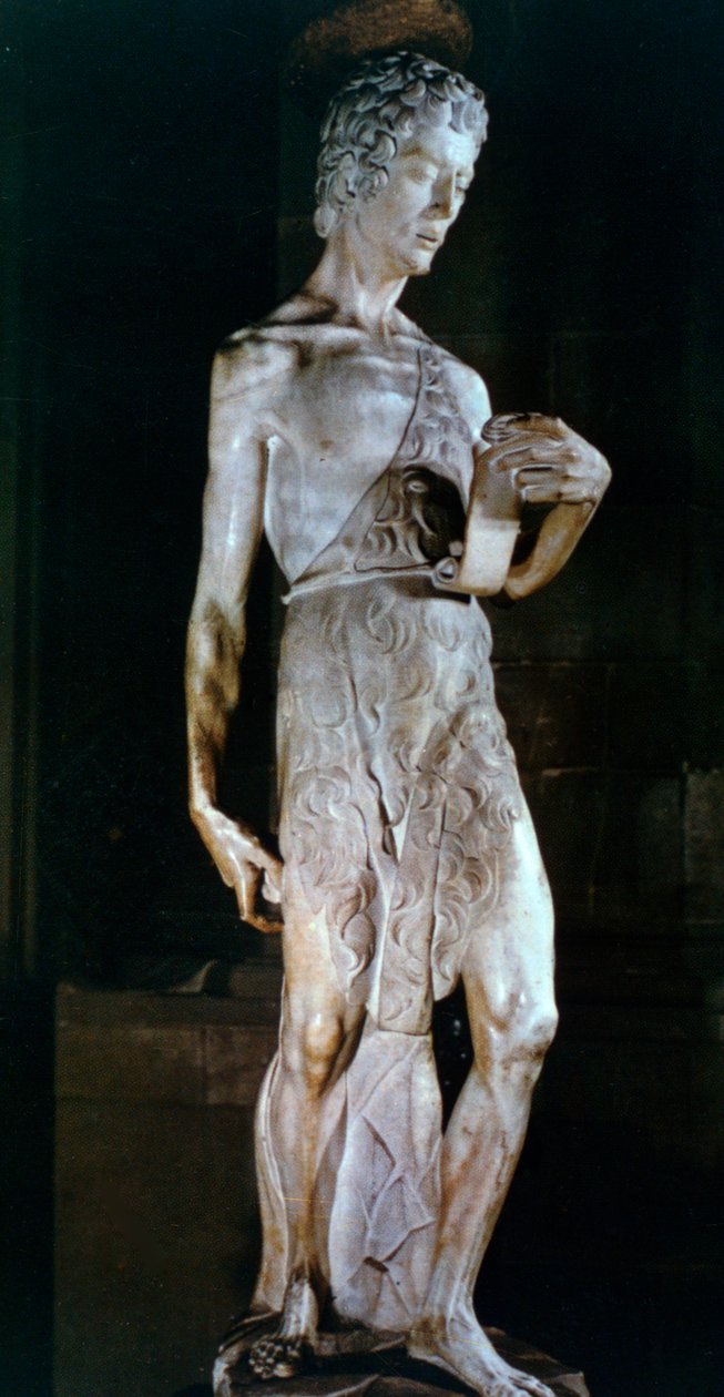 Św. Jan Chrzciciel, ok. 1420-1460 autorstwa Donatello