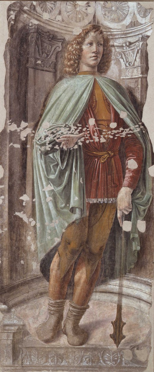 Bramante - Mężczyzna z buzdyganem, ok. 1486 r. autorstwa Donato Bramante