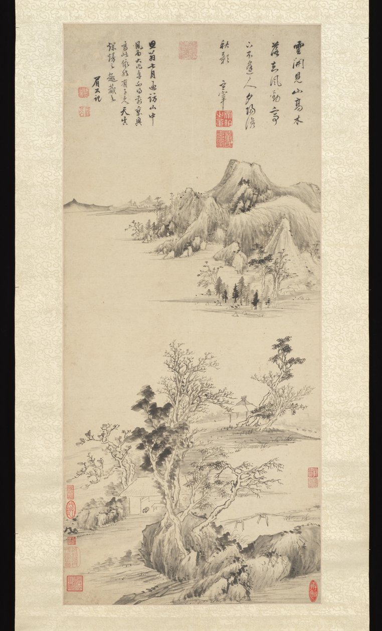 Jesienne góry autorstwa Dong Qichang