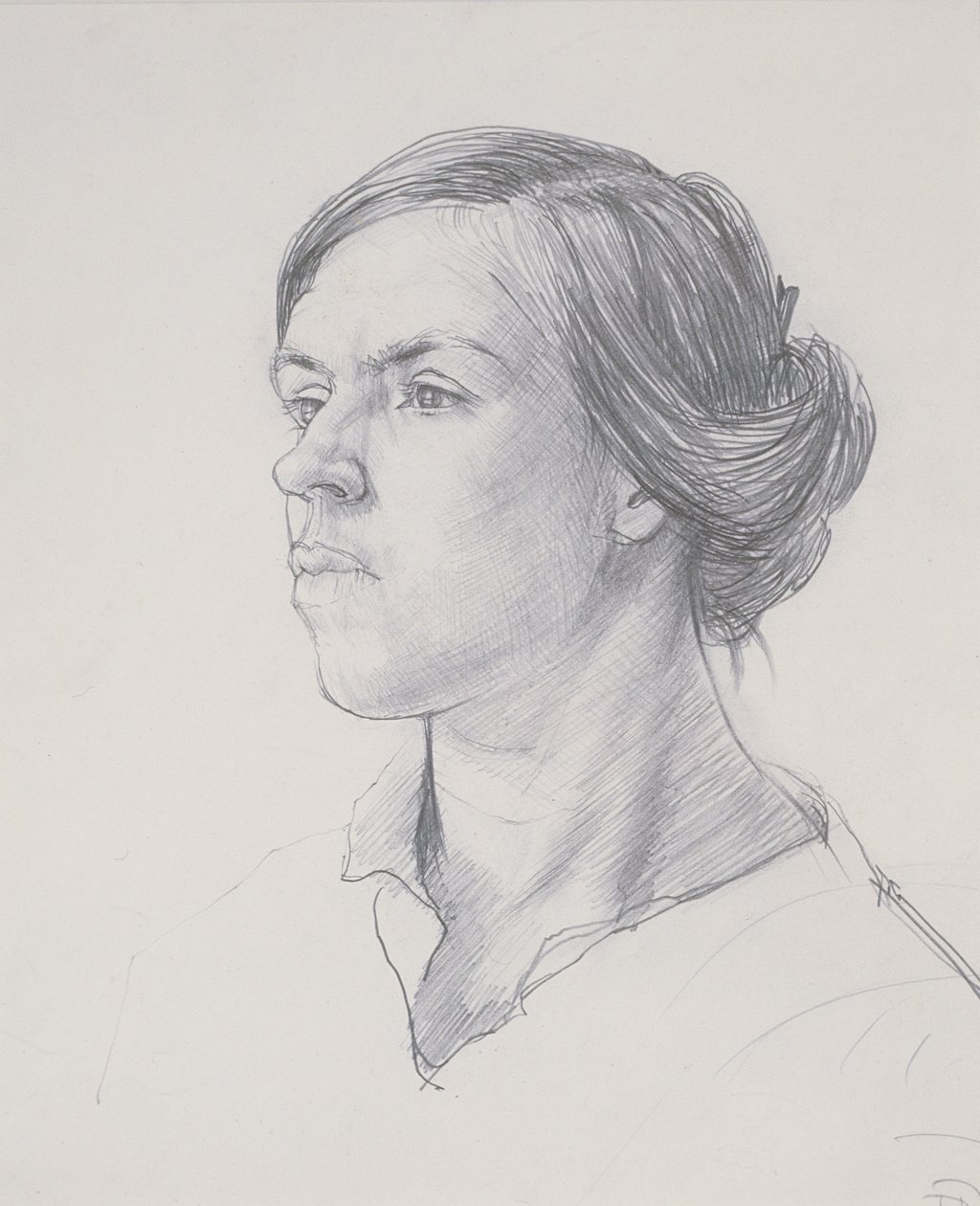 Głowa młodej kobiety, ok. 1914 autorstwa Dora Carrington
