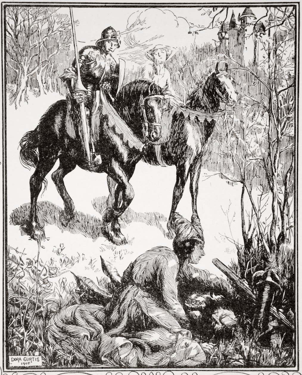 „Pani gorzko płacząca”, 1905. autorstwa Dora Curtis