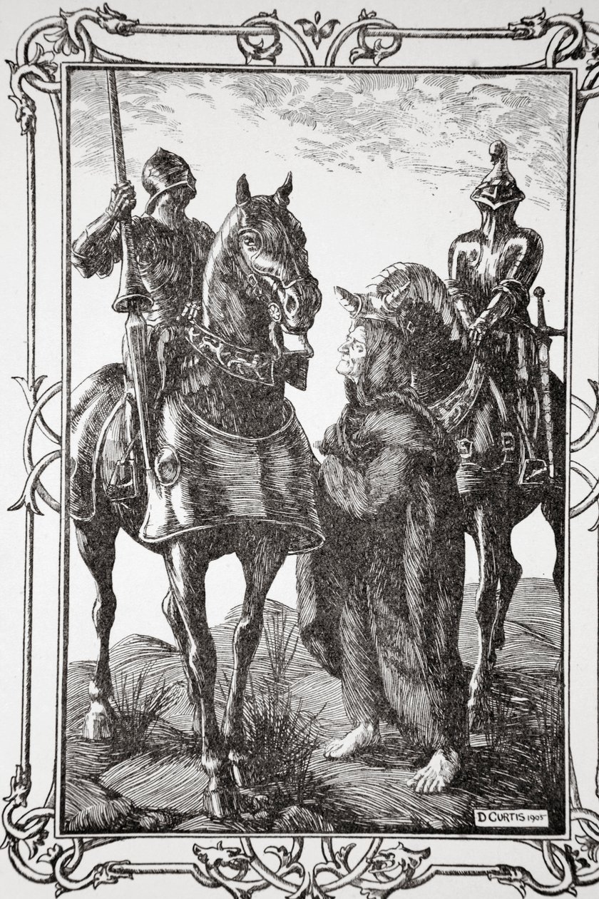 „Spotkali się ze starcem”, 1905. autorstwa Dora Curtis