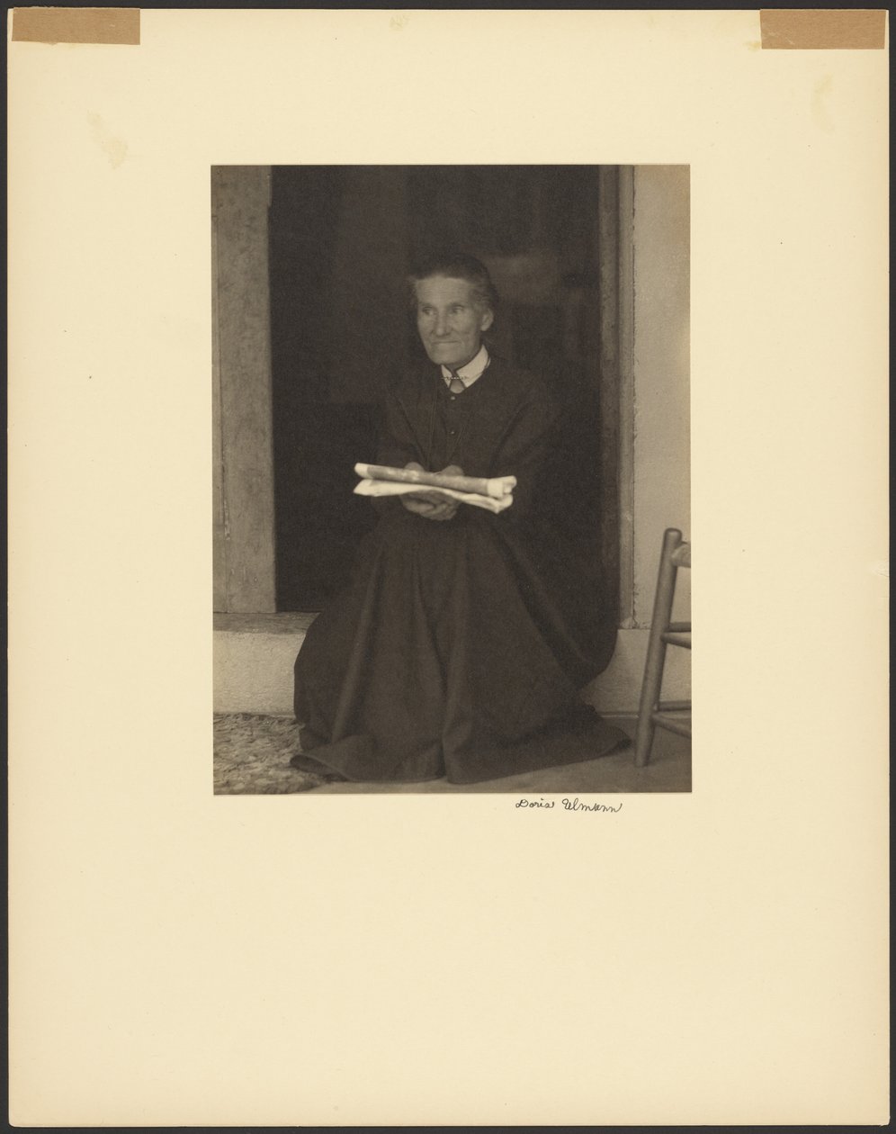 Siostra Sarah, Shaker Settlement, Mt. Lebanon, Nowy Jork autorstwa Doris Ulmann