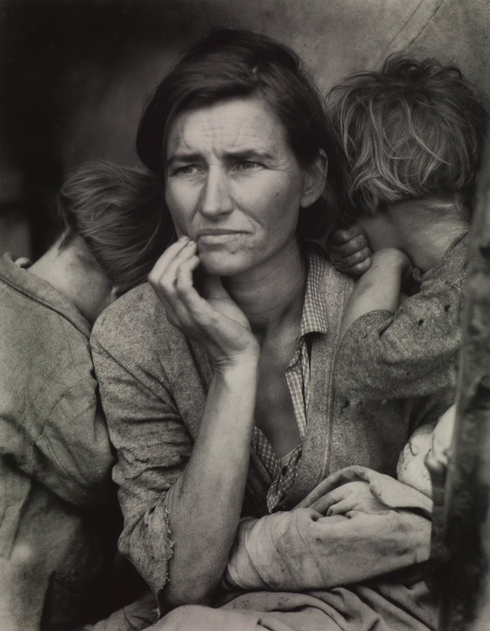 Matka Migrantka, Nipomo, Kalifornia autorstwa Dorothea Lange