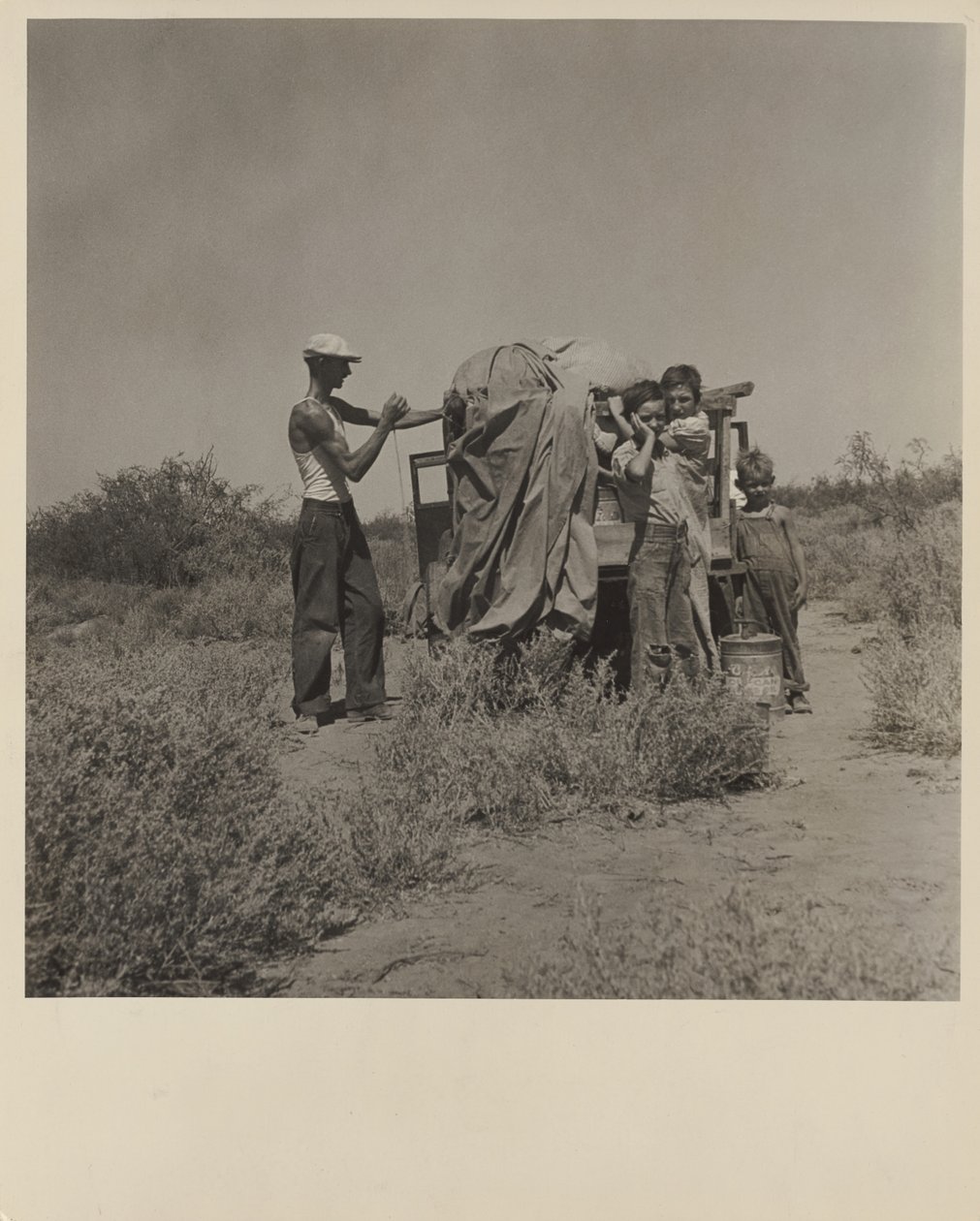 Transients, Nowy Meksyk autorstwa Dorothea Lange