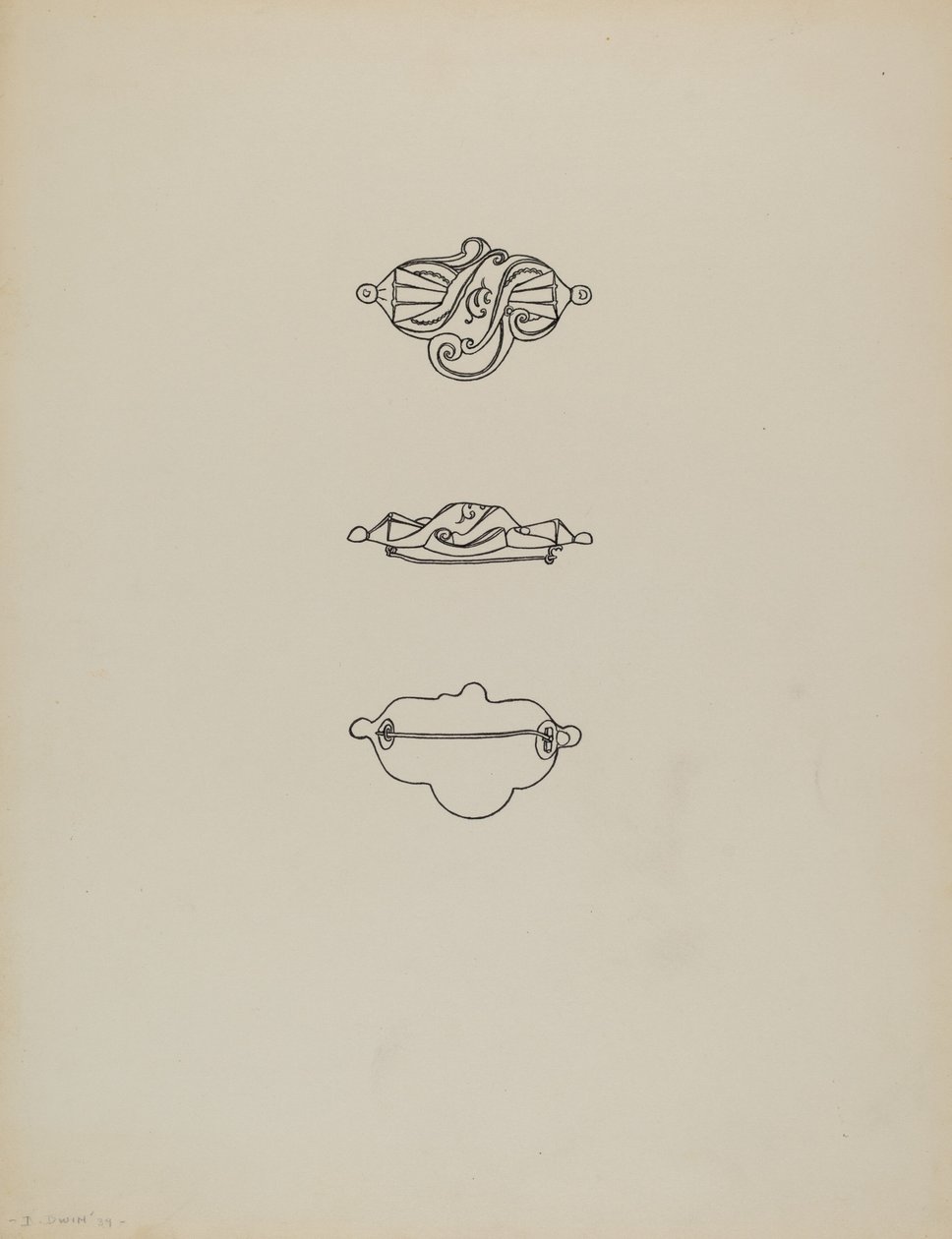 Broszka autorstwa Dorothy Dwin