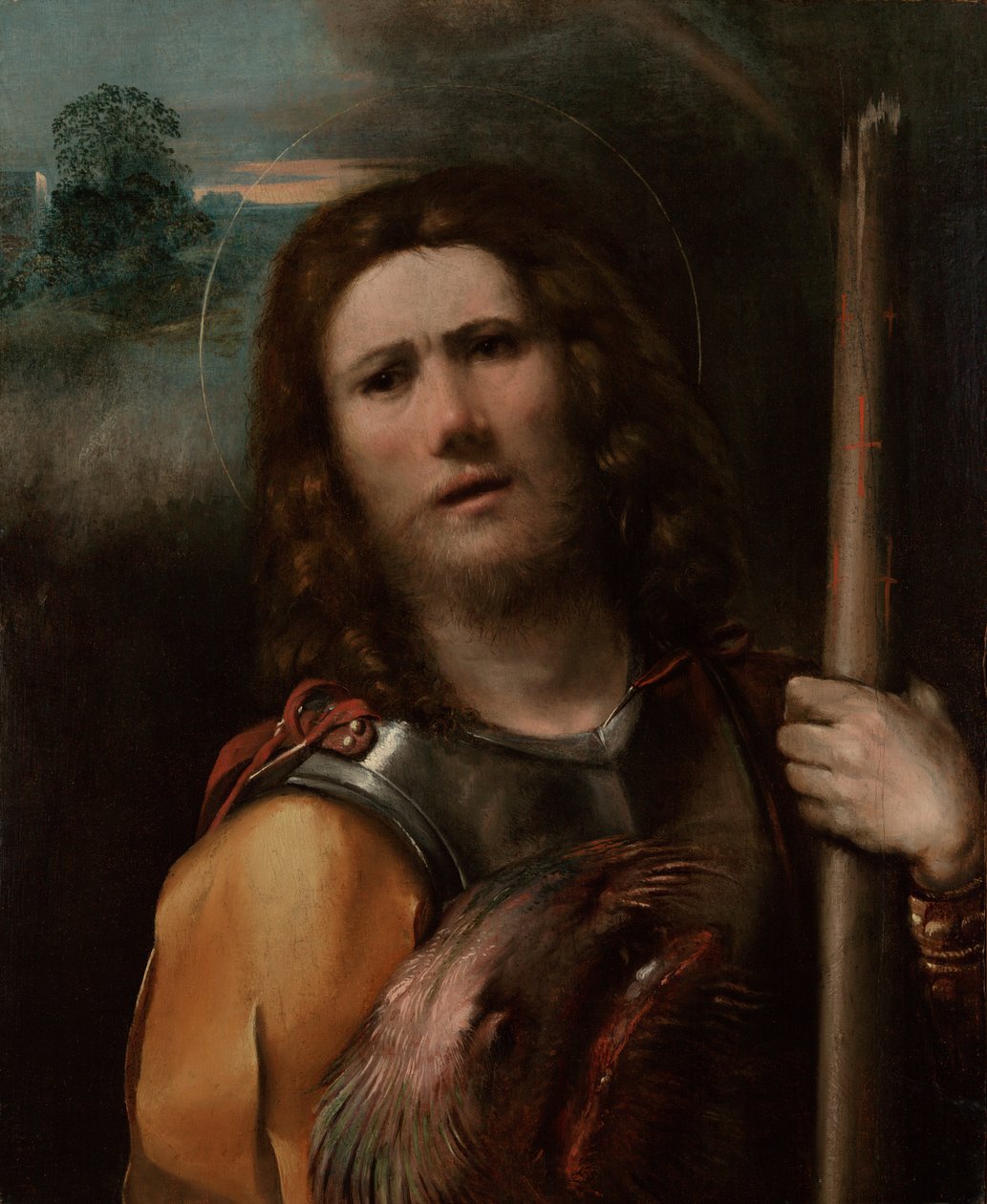 Święty Jerzy autorstwa Dosso Dossi (Giovanni di Niccolò de Lutero)