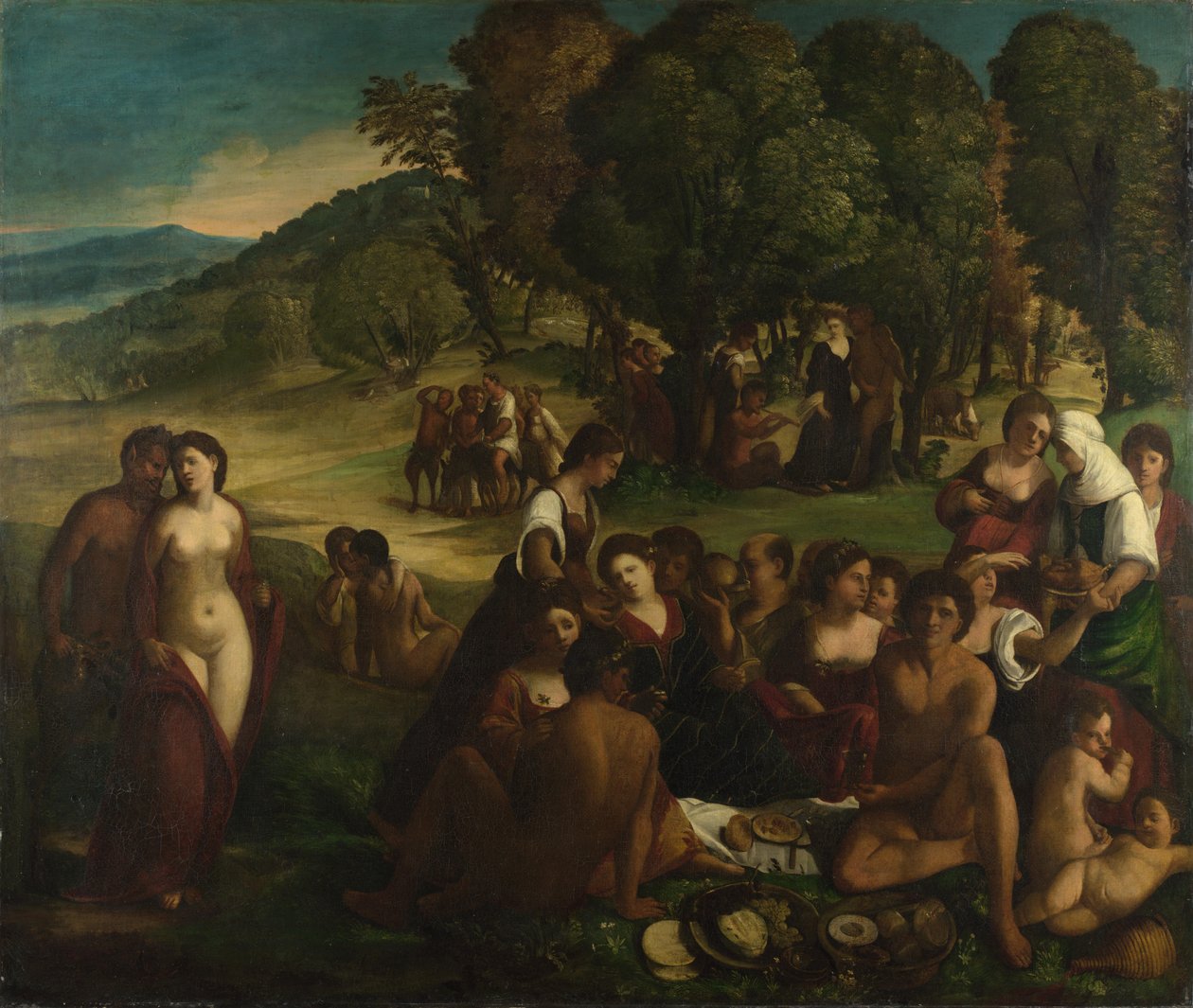 Bachanalia, ok. godz. 1520 autorstwa Dosso Dossi
