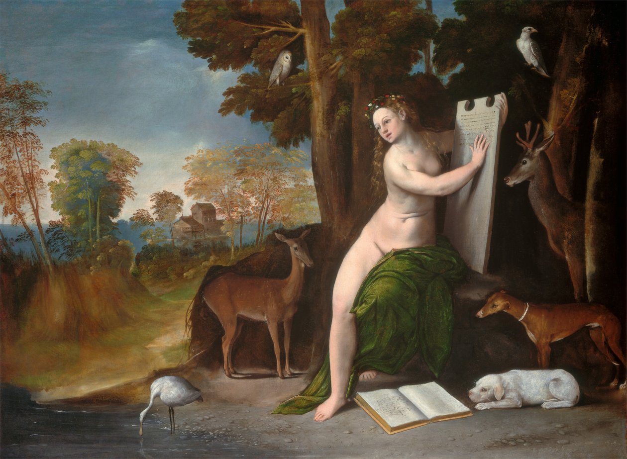 Kirke i jej kochankowie w krajobrazie autorstwa Dosso Dossi