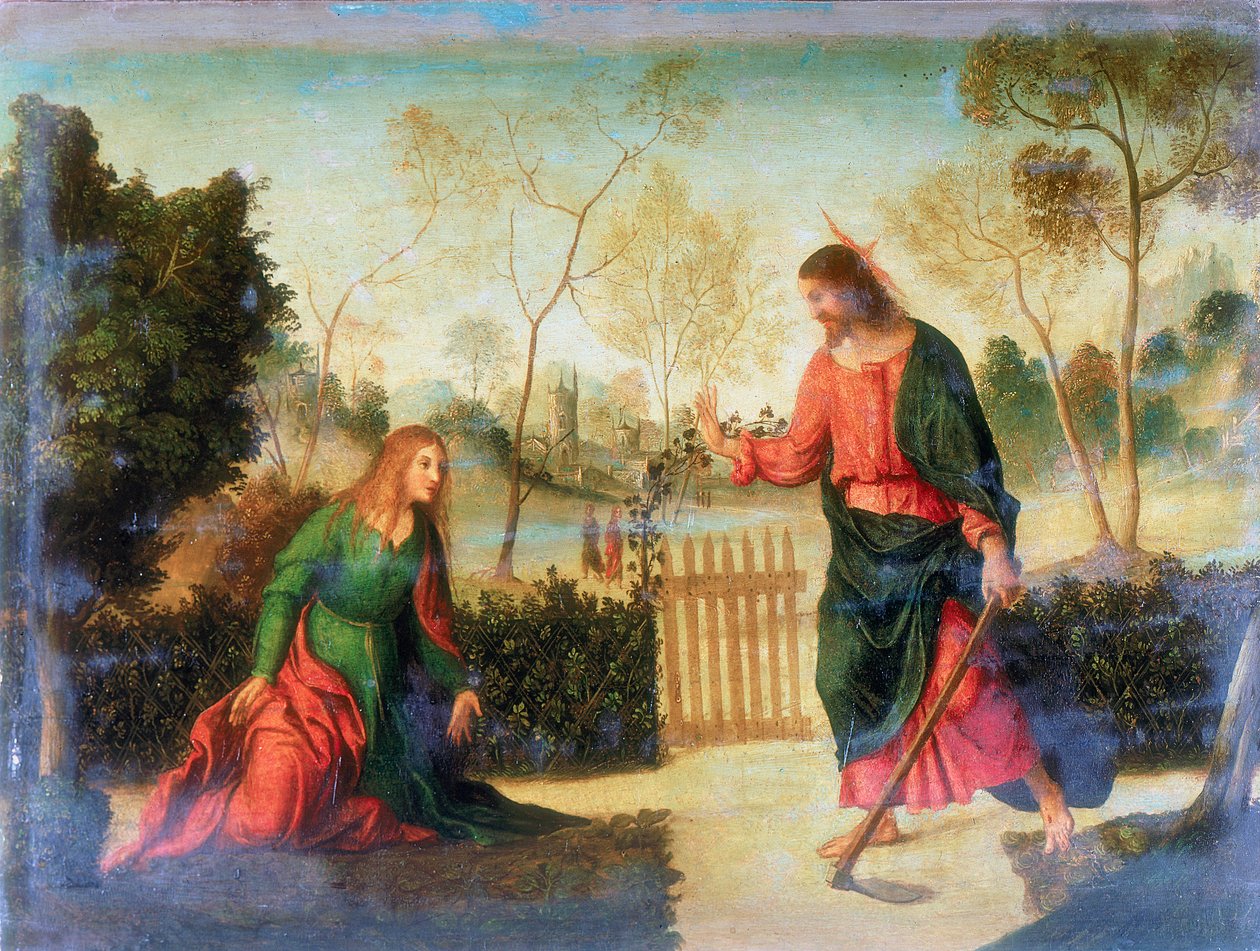 Noli Me Tangere, początek XVI wieku autorstwa Dosso Dossi